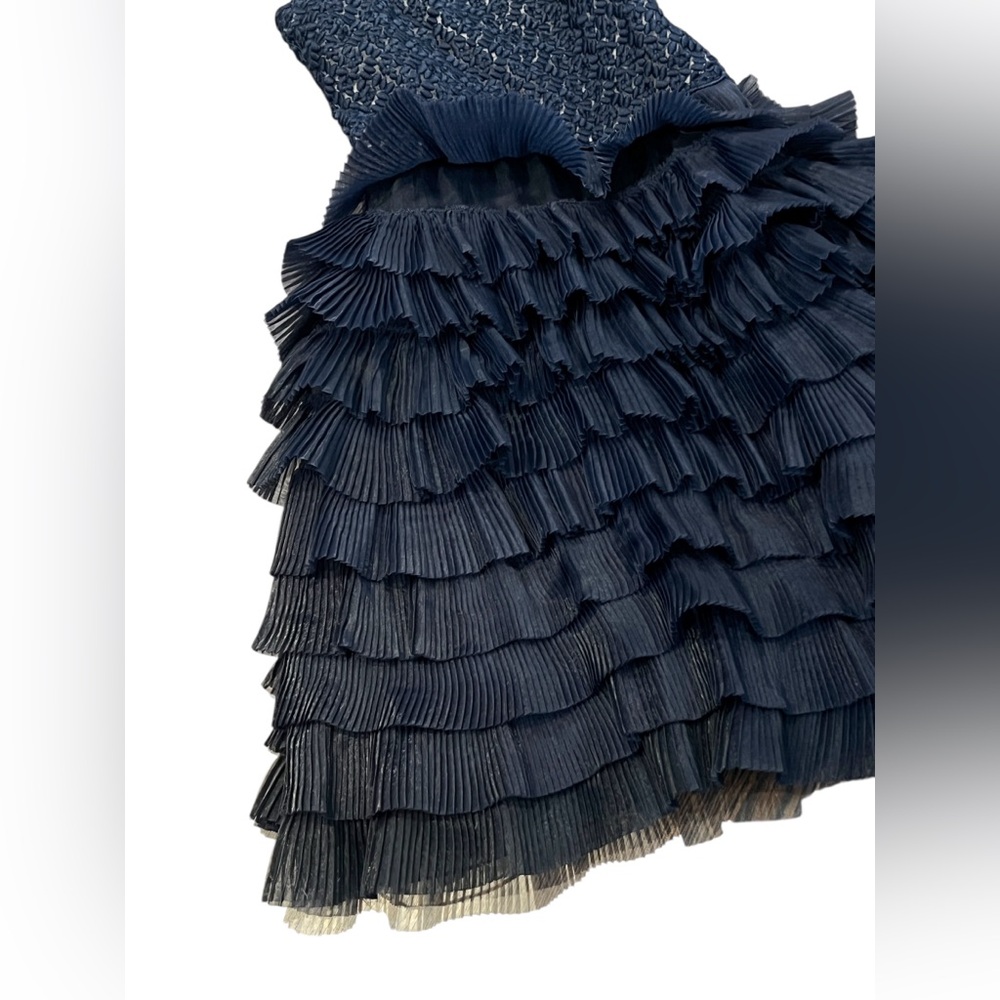 Red Valentino Garavani tiered tulle ruffled dress - Picture 4 of 10